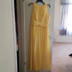 Size 14 Yellow Bridemaid Dress